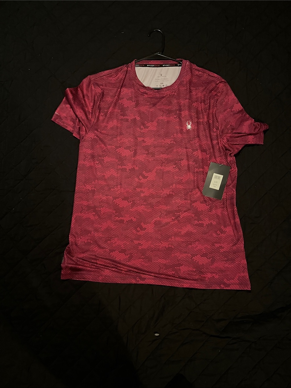 Spyder Men’s Magenta Performance Short Sleeve Tee